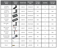 Load image into Gallery viewer, Welding Table Fixture Kit - Small (42pc)
