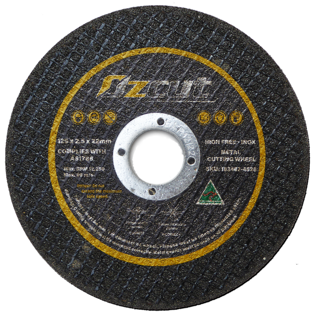 103-12525 Flat Cutting Wheel 125mm (5") x 2.5mm (50 Piece) - Image 1