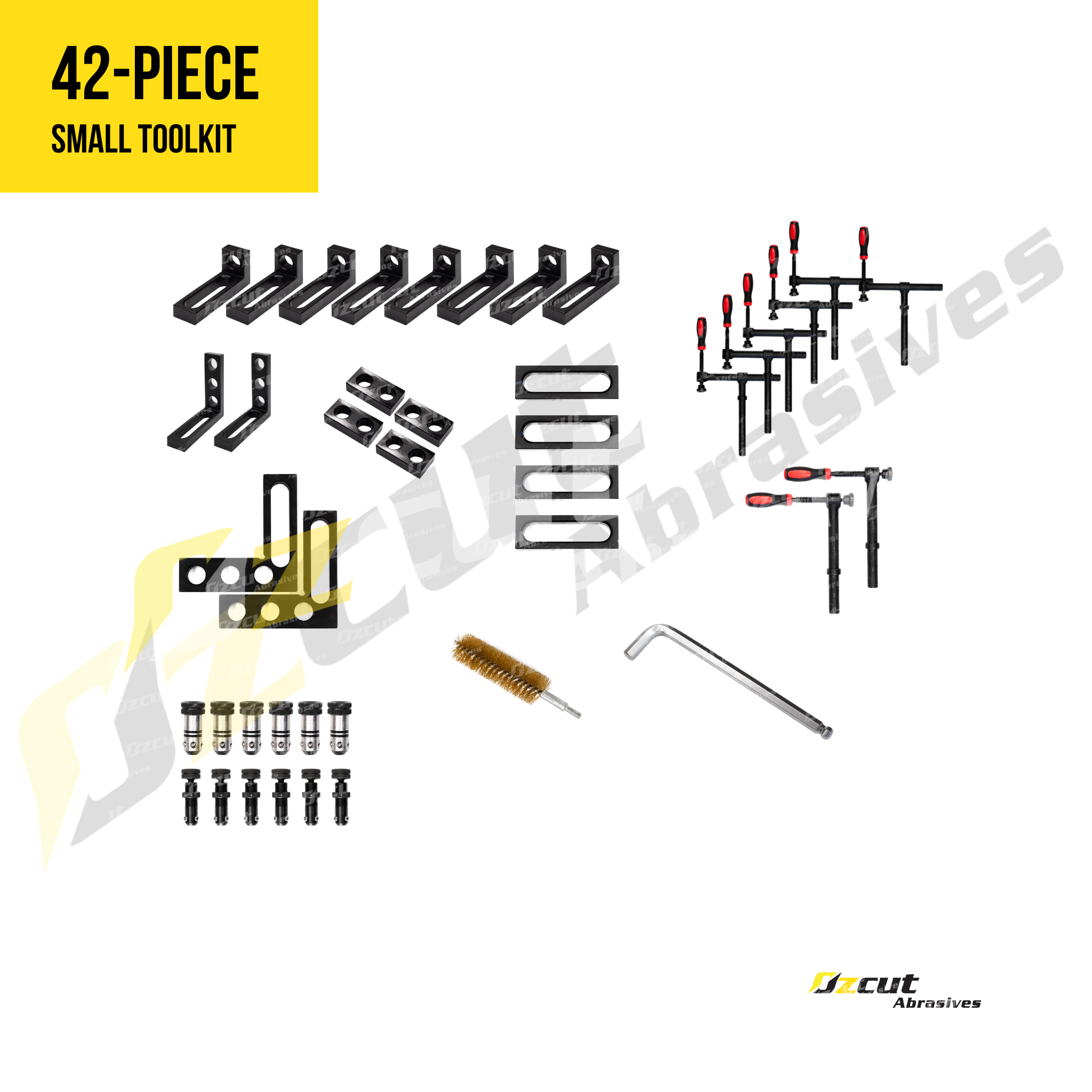 42-piece_Small-Toolkit_New_Watermarked Welding Table Fixture Kit - Small (42pc) - Image 1
