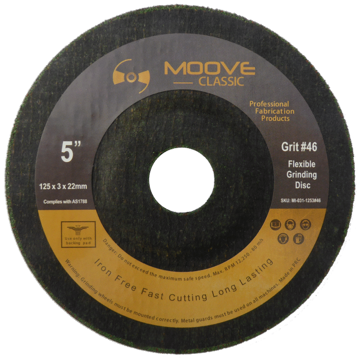 Classic - Flexible Grinding Wheels 125mm (5") x 3mm #46 (20 Piece) - Image 1