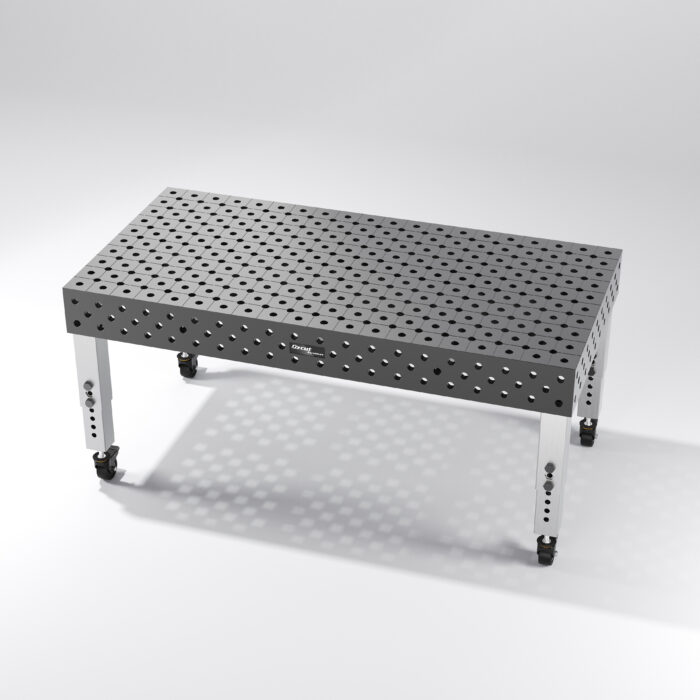 1000x2000 mm Pro Series Nitrided Cast Iron 3D Welding Table | CNC Machined - Image 1