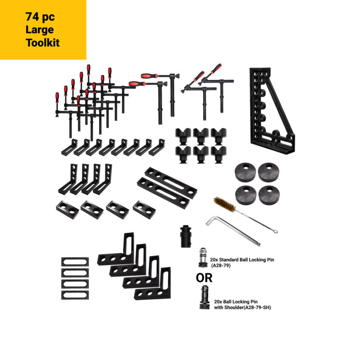 Welding Table Fixture Kit - Large (74pc) - Image 1