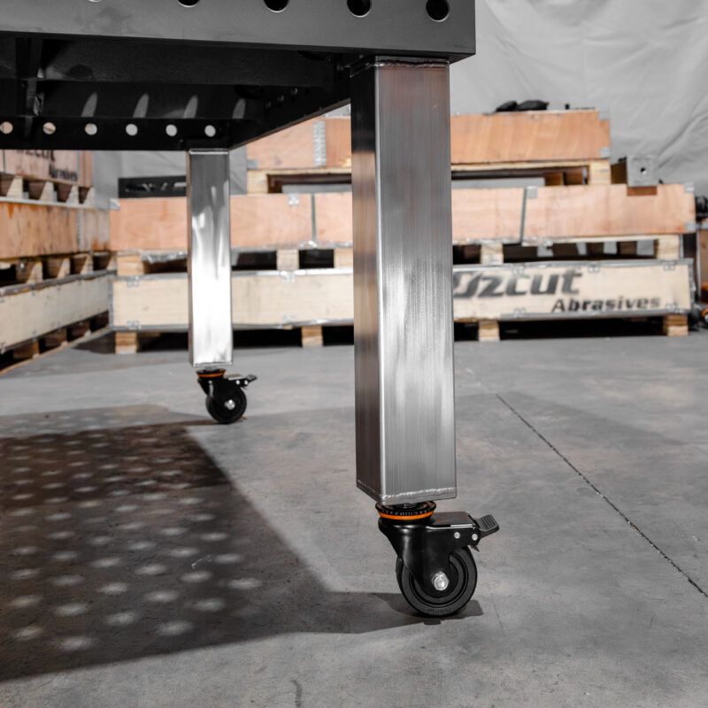 Stainless Fixed Legs With Caster Foot