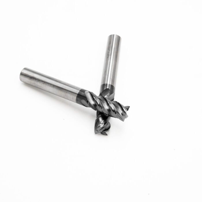 Variable Helix TiAlN Coated Tungsten Carbide End Mill – 4 Flute - Image 1