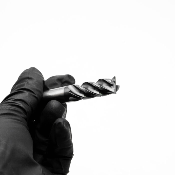 Variable Helix TiAlN Coated Tungsten Carbide End Mill – 4 Flute - Image 5