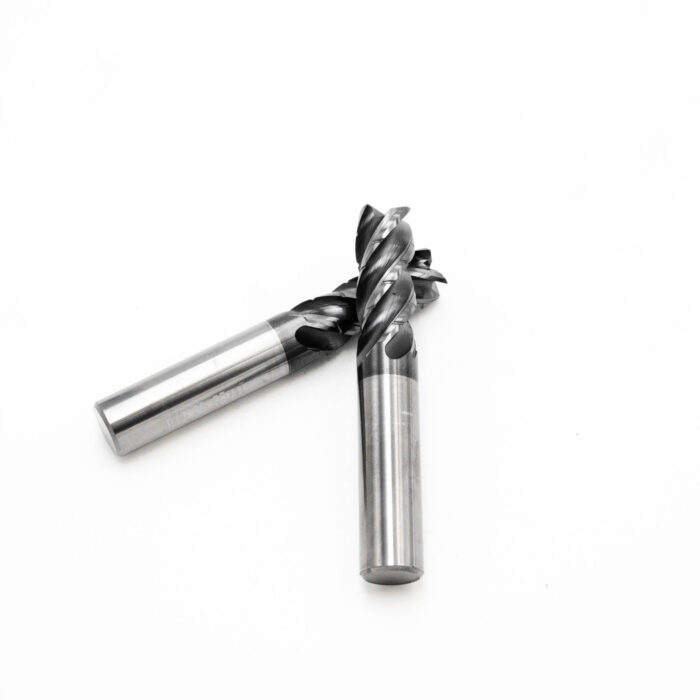 Variable Helix TiAlN Coated Tungsten Carbide End Mill – 4 Flute - Image 2