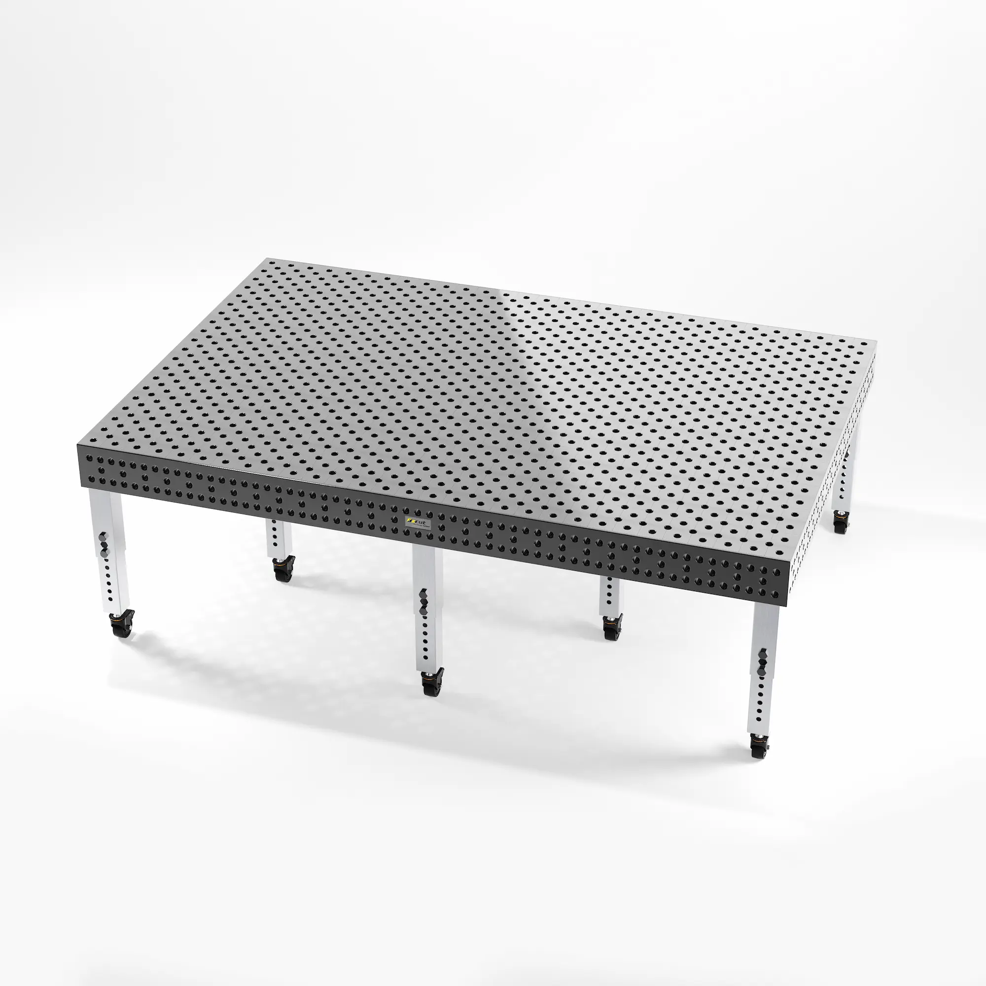 2000 x 3000 Nitrided Steel (Diagonal) 2000x3000mm Pro Series Nitrided Steel 3D Welding Table | CNC Machined - Image 1