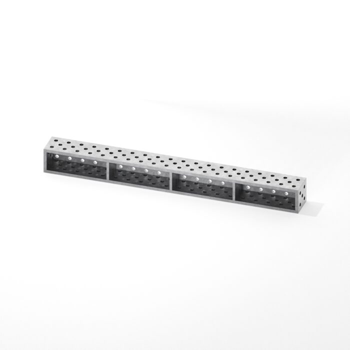 U-Shape Square Box 2000x200x200mm - Image 1