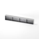 U-Shape Square Box 2400x400x200mm