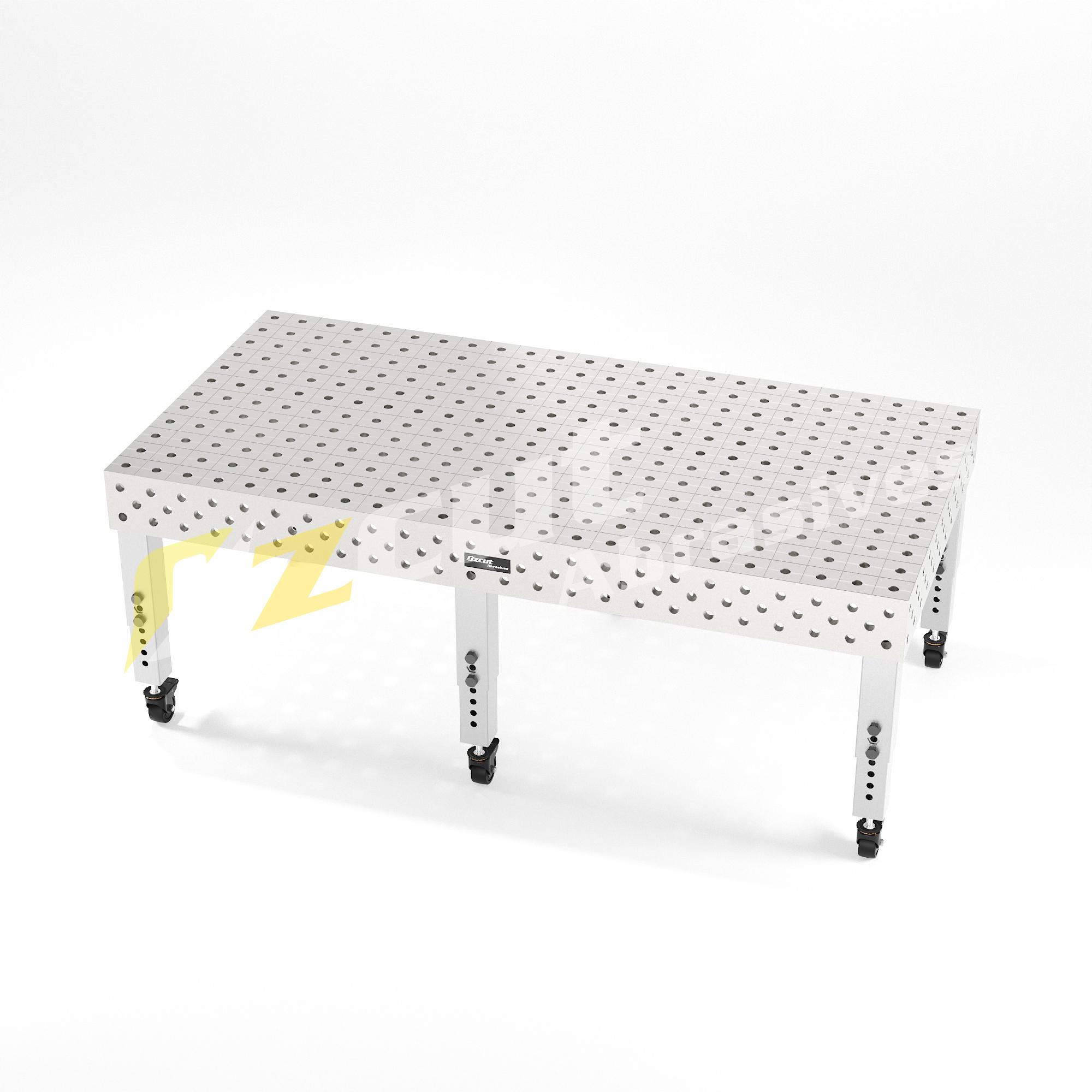 ES-1224-CI-AL-CS 1200x2400mm Essentials Series Cast Iron 3D Welding Table | CNC Machined - Image 1