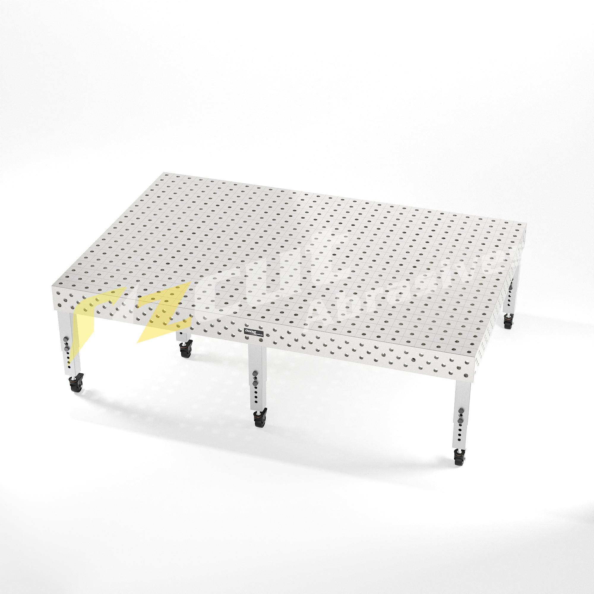 ES-2030-CI-AL-CS 2000x3000mm Essentials Series Cast Iron 3D Welding Table | CNC Machined - Image 1