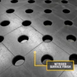 1200x2400mm Pro Series Nitrided Cast Iron 3D Welding Table | CNC Machined - Image 4