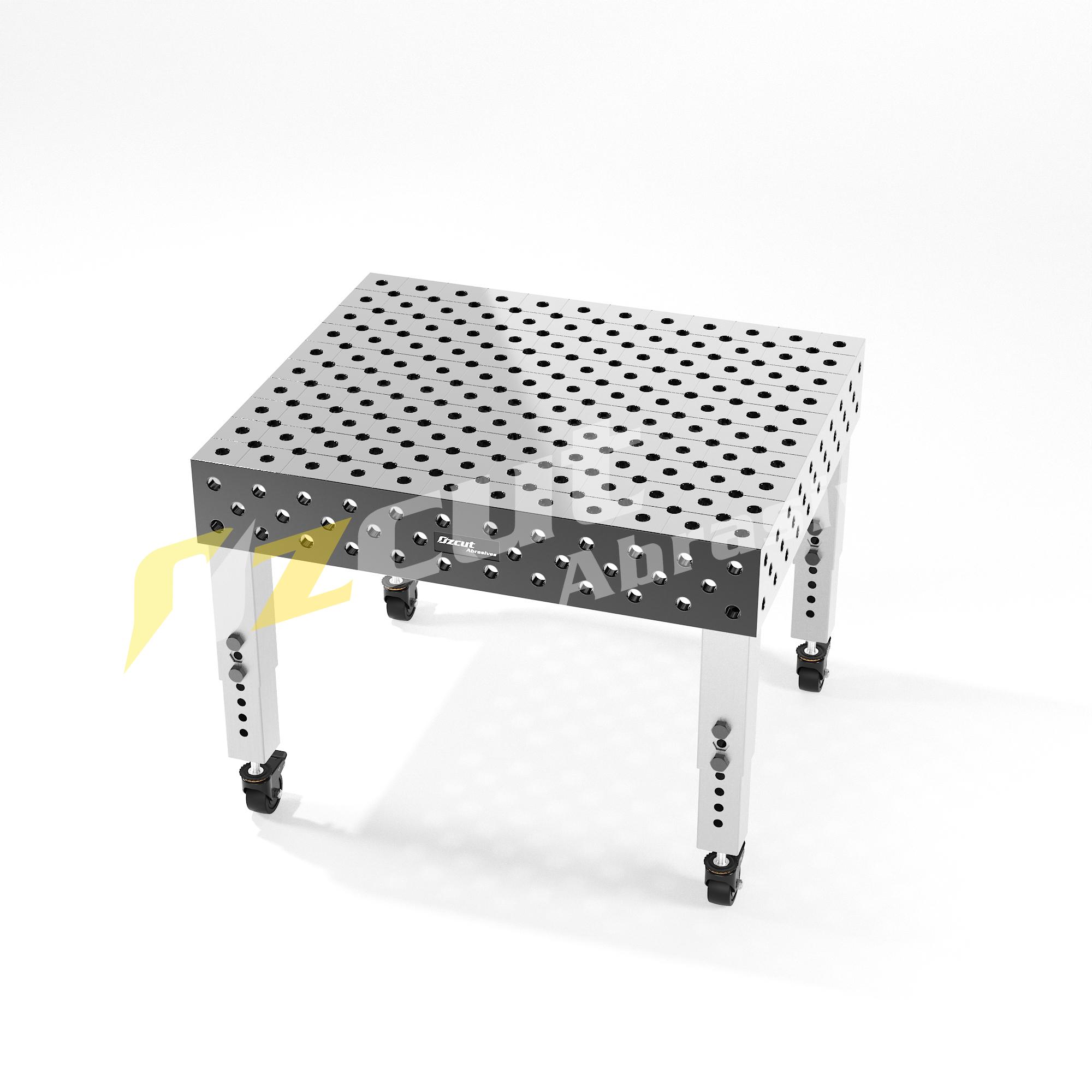 PS-1210-SN-AL-CS-100D 1000x1200mm Pro Series Nitrided Steel 3D Welding Table | CNC Machined - Image 1