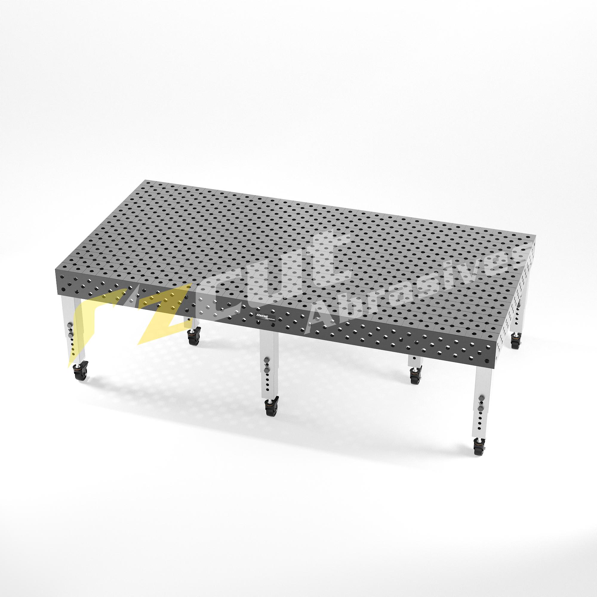 PS-1530-CIN-AL-CS-100D 1500x3000mm Pro Series Nitrided Cast Iron 3D Welding Table | CNC Machined - Image 1