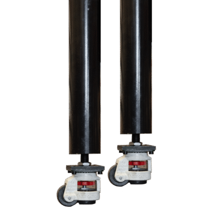 Standard Round Leg with Leveling Caster