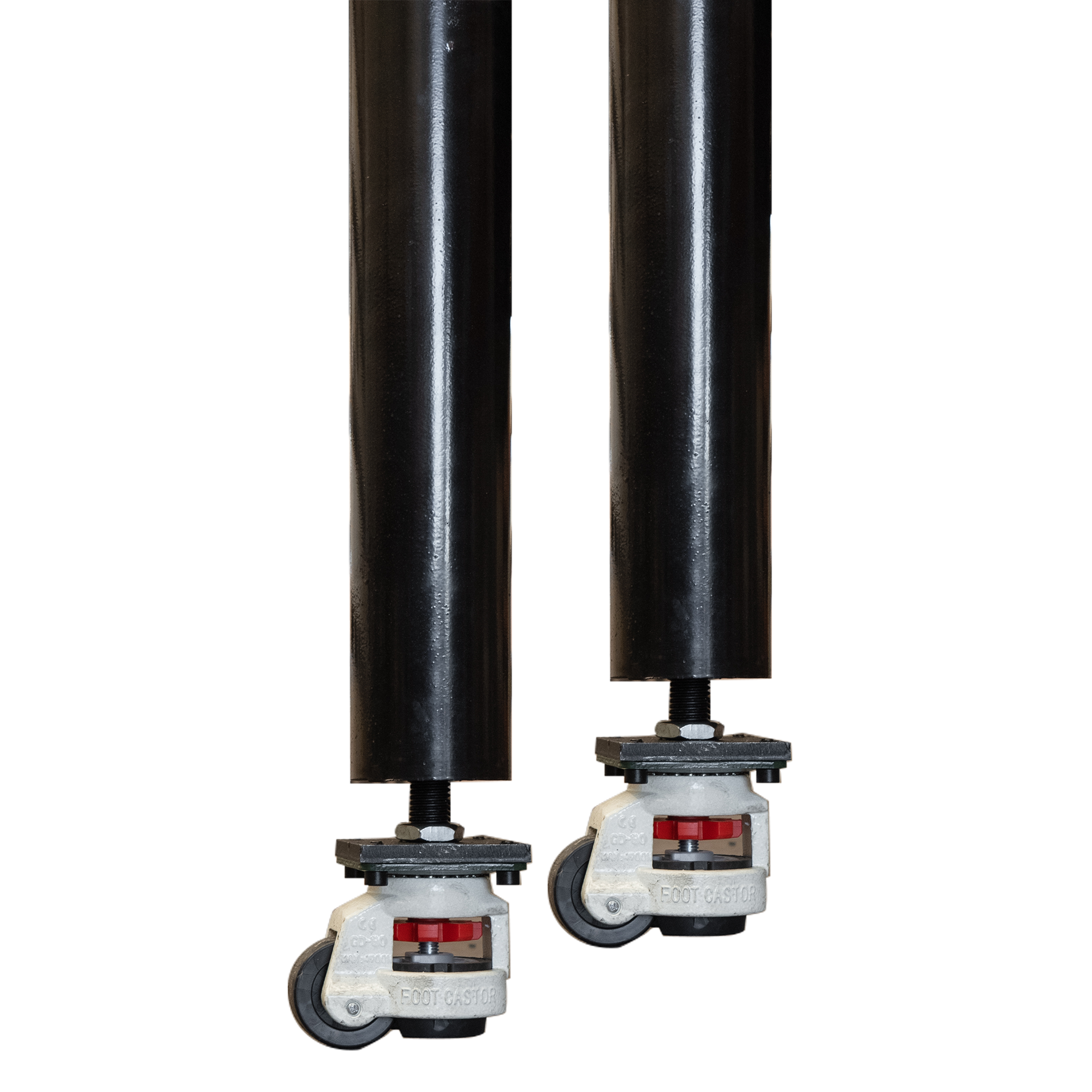 Standard Round Caster Leg Standard Round Leg with Leveling Caster - Image 1