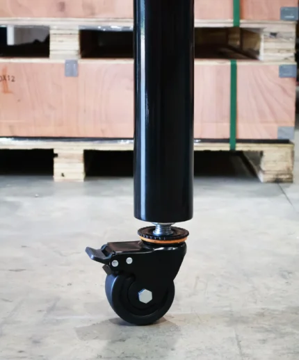 Standard Round Leg with Leveling Caster