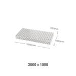 1000x2000mm Essentials Series Cast Iron 3D Welding Table | CNC Machined - Image 2