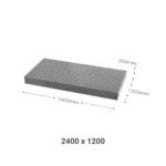 1200x2400mm Pro Series Nitrided Cast Iron 3D Welding Table | CNC Machined - Image 2