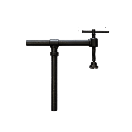 180° Screw Clamp with Handle, 300×300 mm, System 28