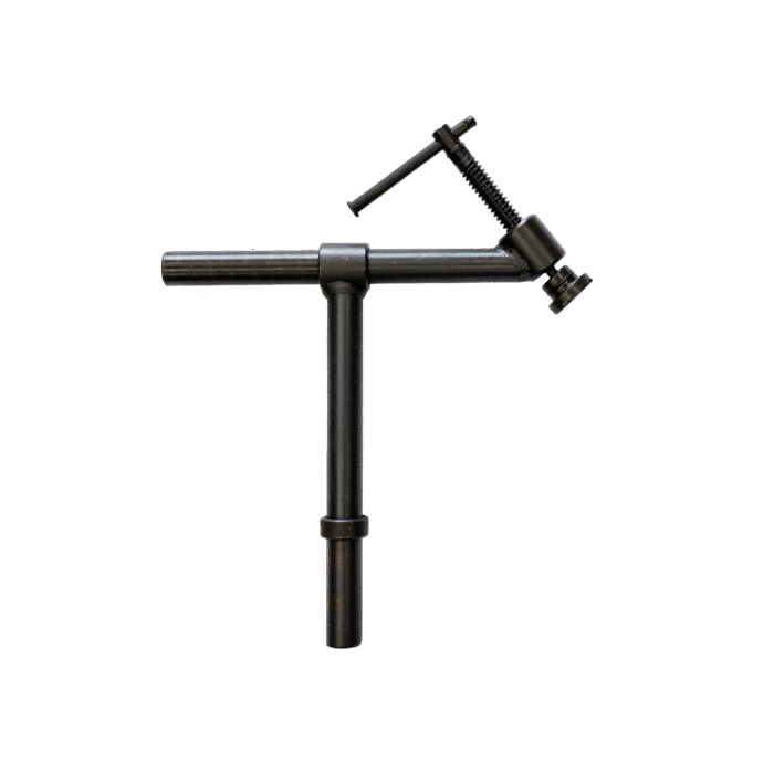 45° Screw Clamp with Handle, 300×300 mm, System 28 - Image 1
