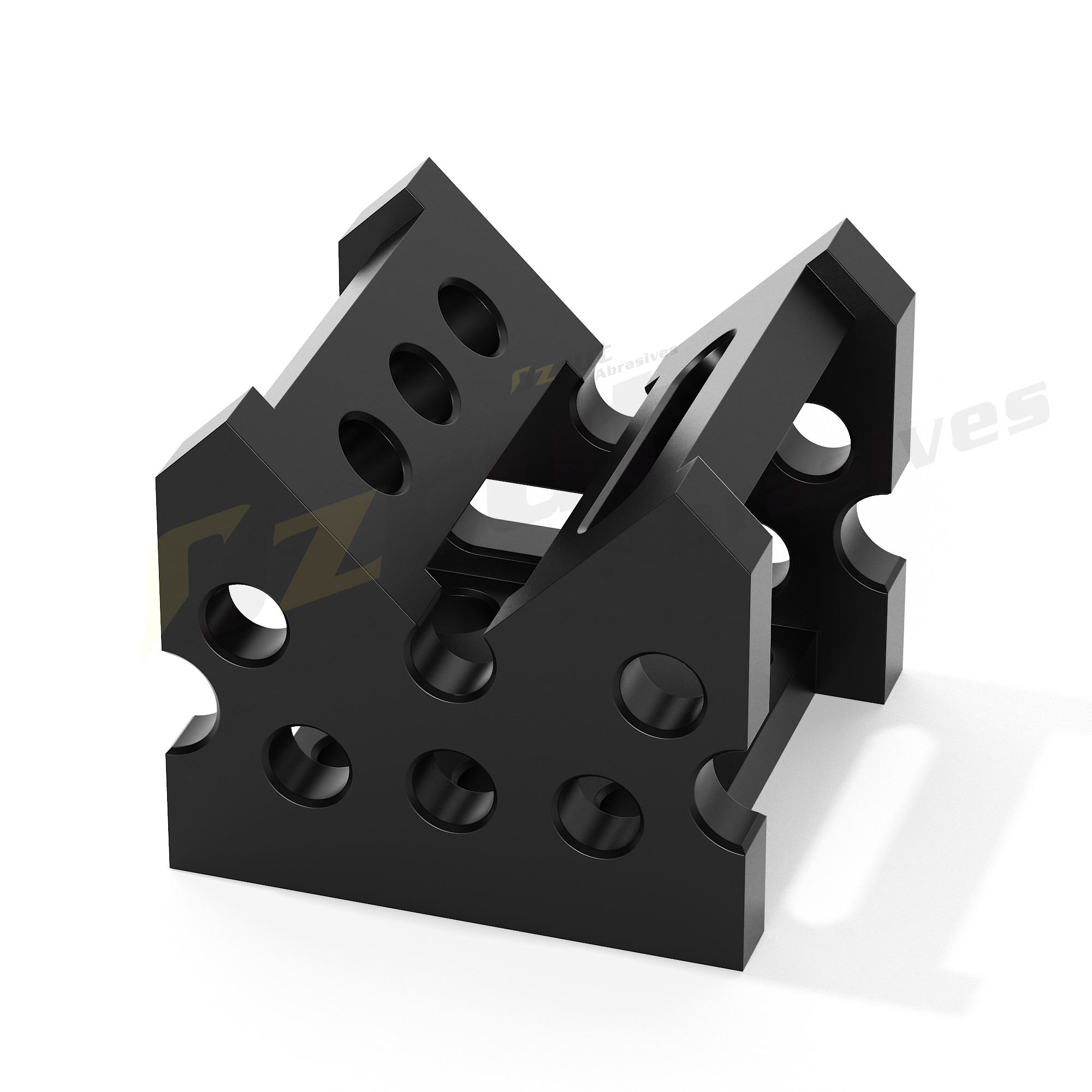 A28-21.1_Watermarked Corner Connection, Cast Iron, System 28 - Image 1