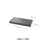 1000x2000mm Pro Series Nitrided Cast Iron 3D Welding Table | CNC Machined - Image 2