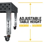 Pro Series 3D Welding Table 1200x2400 – 50x50 Hole Pattern & Perimeter Ruler - Image 11