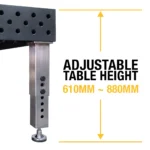 Pro Series 3D Welding Table 1200x2400 – 50x50 Hole Pattern & Perimeter Ruler - Image 10